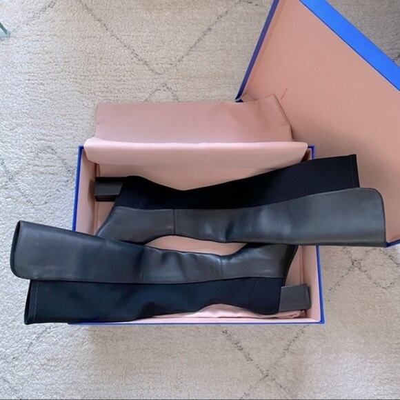 Stuart Weitzman Gillian 60 Over The Knee Leather Boot Size 38.5 / US 8 - Picture 4 of 12